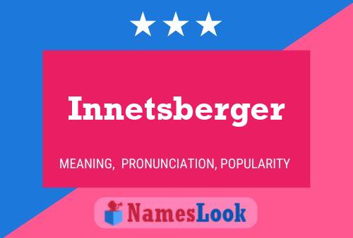 Innetsberger 名字海报