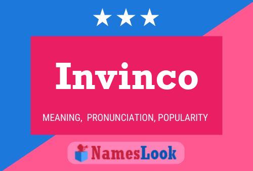 Invinco 名字海报