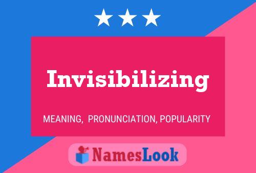 Invisibilizing 名字海报