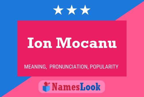 Ion Mocanu 名字海报