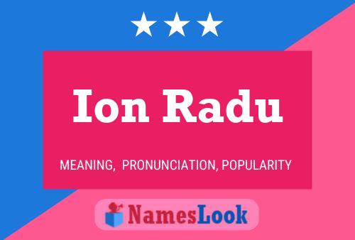 Ion Radu 名字海报