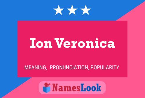 Ion Veronica 名字海报