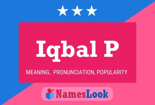 Iqbal P 名字海报