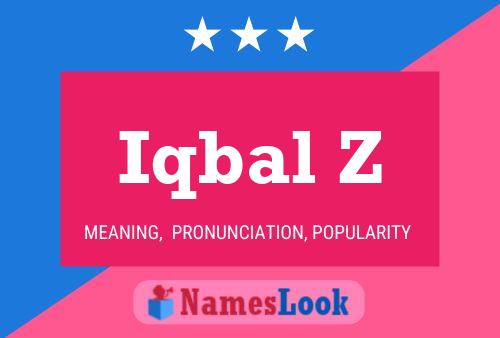 Iqbal Z 名字海报