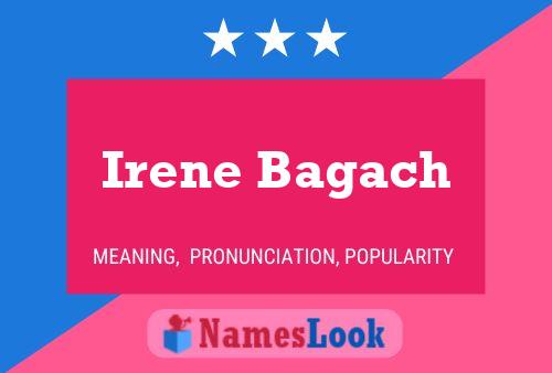 Irene Bagach 名字海报