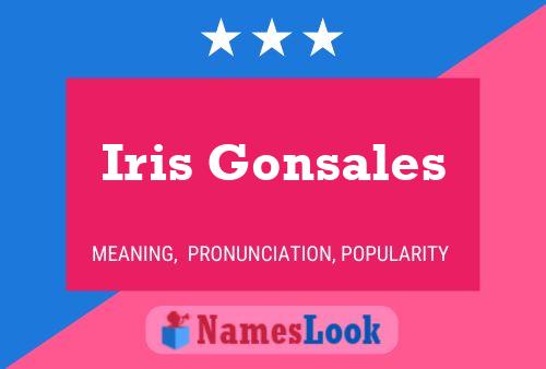 Iris Gonsales 名字海报