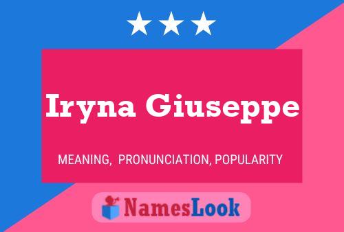 Iryna Giuseppe 名字海报