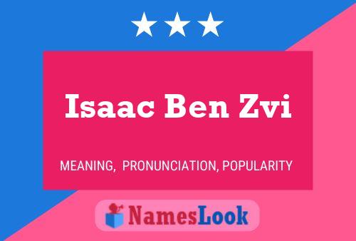 Isaac Ben Zvi 名字海报