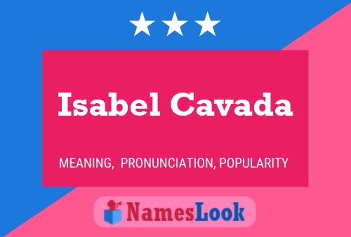 Isabel Cavada 名字海报