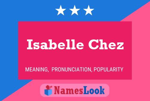 Isabelle Chez 名字海报