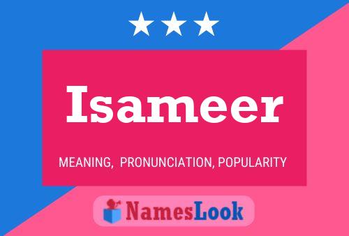 Isameer 名字海报