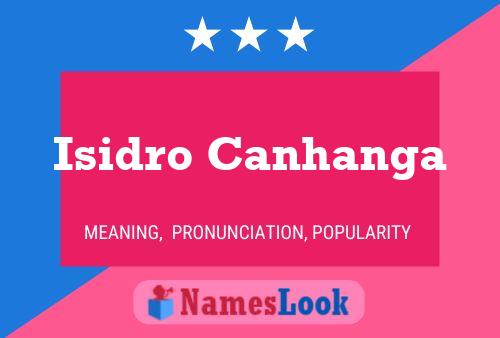 Isidro Canhanga 名字海报