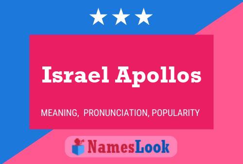 Israel Apollos 名字海报