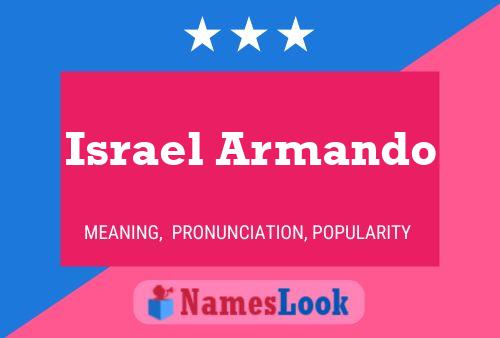 Israel Armando 名字海报