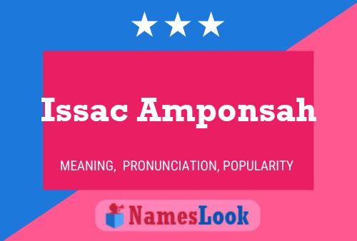 Issac Amponsah 名字海报