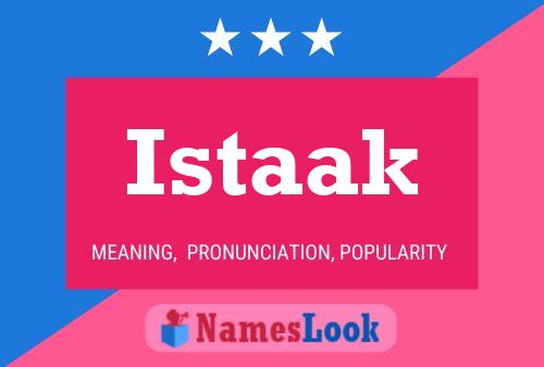 Istaak 名字海报