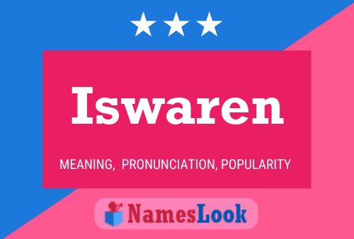 Iswaren 名字海报