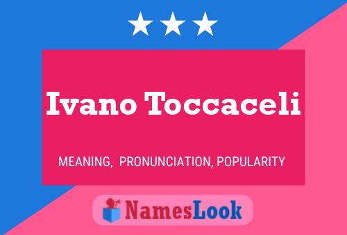 Ivano Toccaceli 名字海报