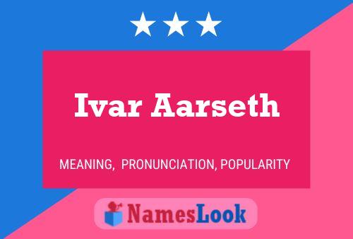 Ivar Aarseth 名字海报