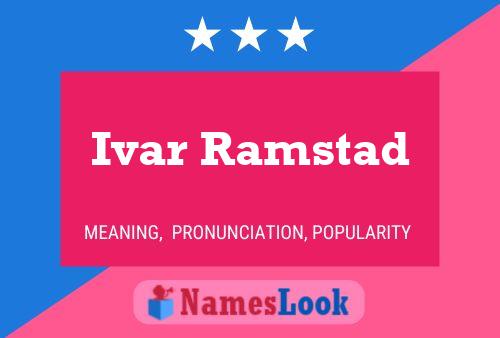 Ivar Ramstad 名字海报