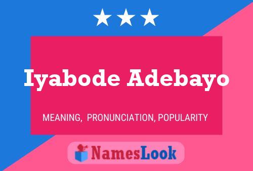 Iyabode Adebayo 名字海报