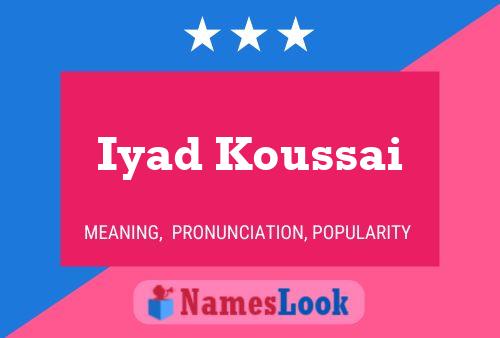 Iyad Koussai 名字海报