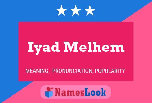 Iyad Melhem 名字海报