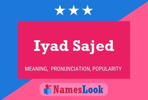 Iyad Sajed 名字海报