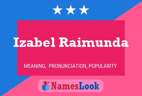 Izabel Raimunda 名字海报