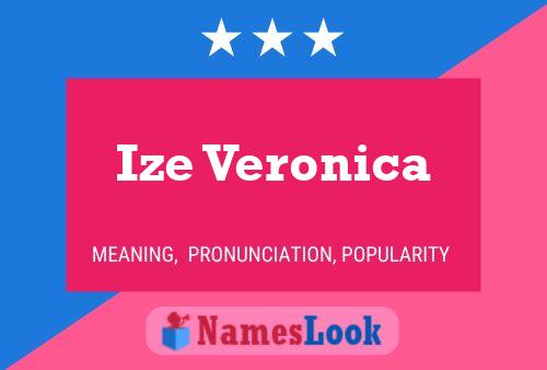 Ize Veronica 名字海报