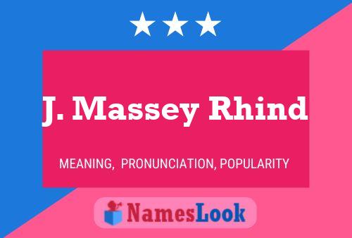 J. Massey Rhind 名字海报