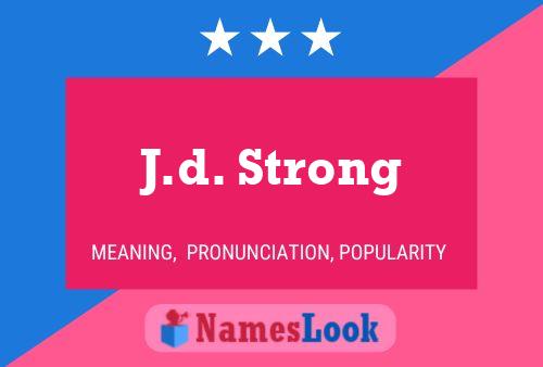 J.d. Strong 名字海报