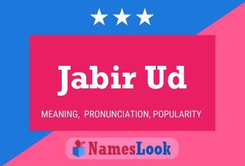 Jabir Ud 名字海报