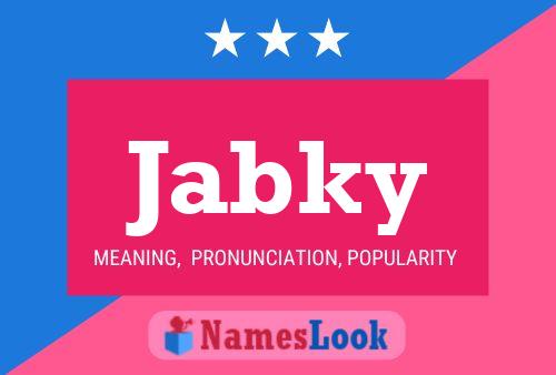 Jabky 名字海报