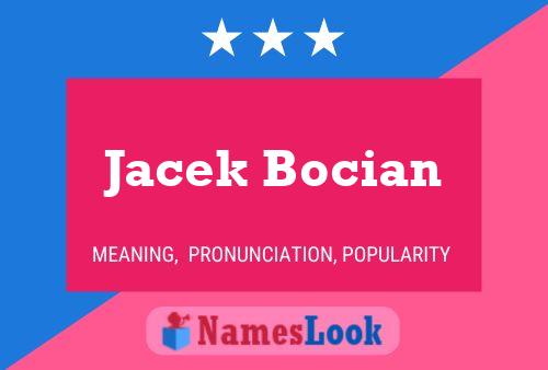 Jacek Bocian 名字海报