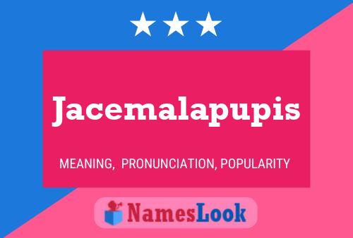 Jacemalapupis 名字海报