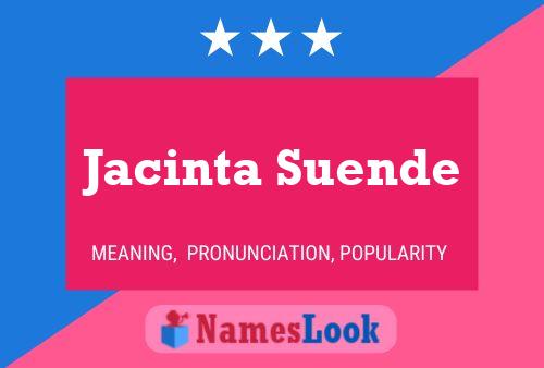 Jacinta Suende 名字海报