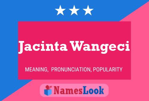 Jacinta Wangeci 名字海报