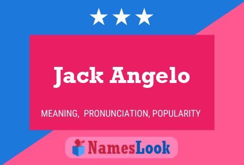 Jack Angelo 名字海报