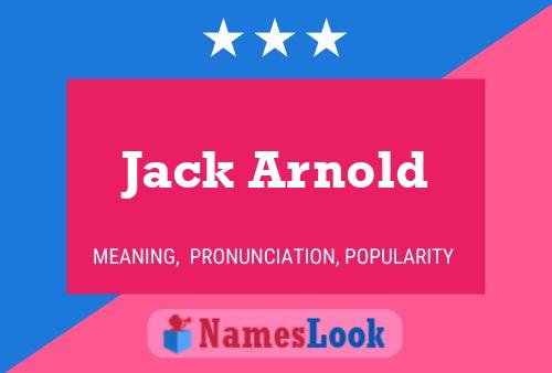 Jack Arnold 名字海报