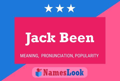 Jack Been 名字海报