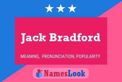 Jack Bradford 名字海报