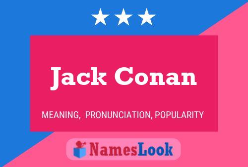 Jack Conan 名字海报