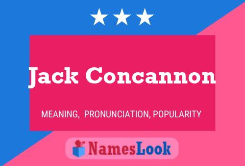 Jack Concannon 名字海报