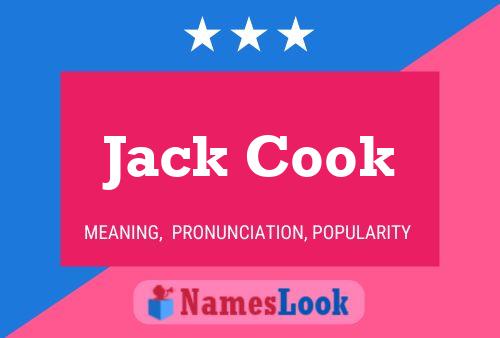 Jack Cook 名字海报