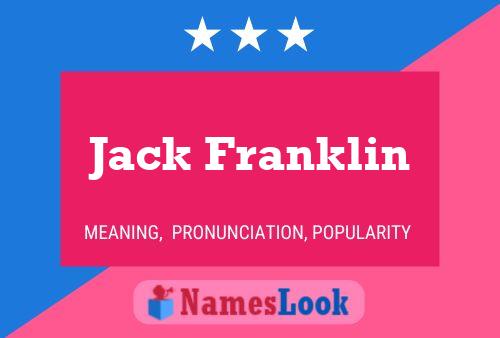 Jack Franklin 名字海报