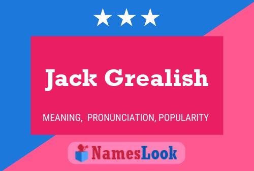 Jack Grealish 名字海报