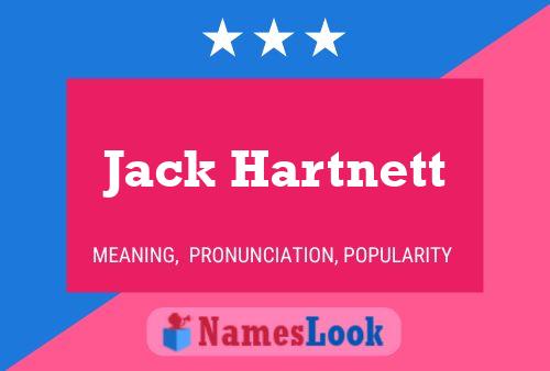 Jack Hartnett 名字海报