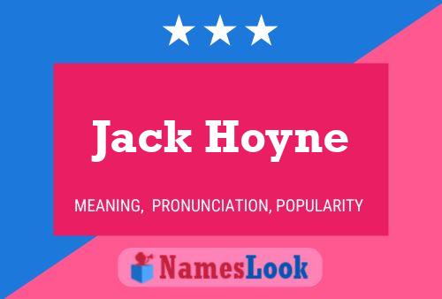 Jack Hoyne 名字海报