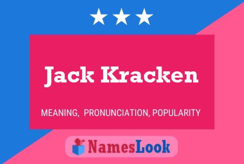 Jack Kracken 名字海报